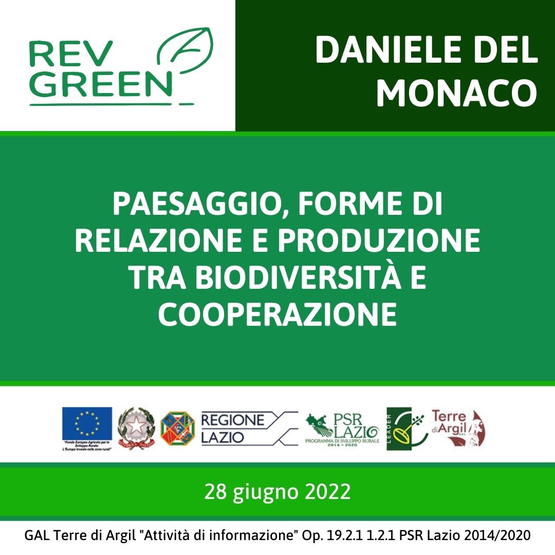 Paesaggio, forme di relazione e produzione tra biodiversità e cooperazione