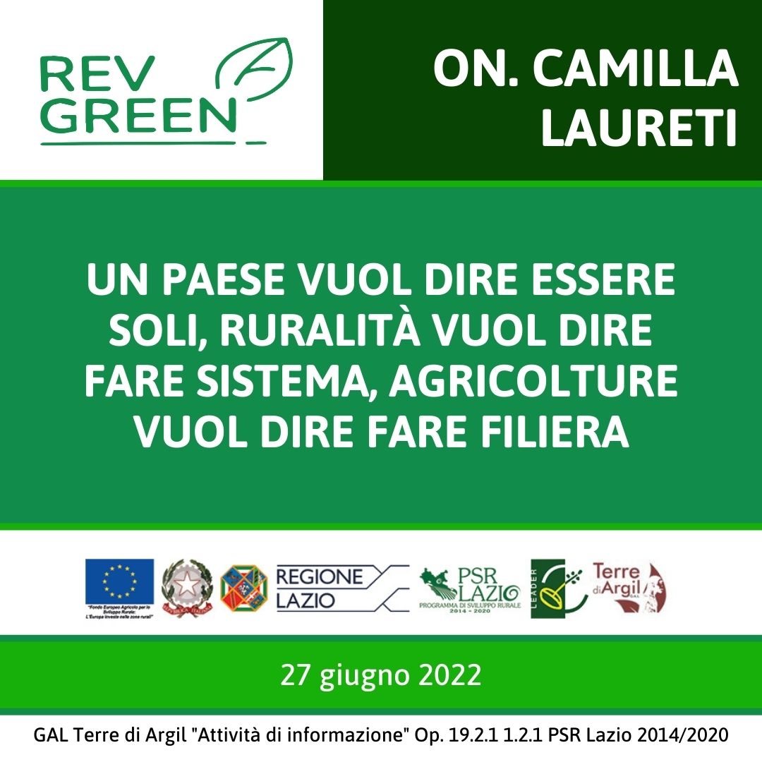 Un paese vuol dire essere soli, ruralità vuol dire fare sistema, agricolture vuol dire fare filiera