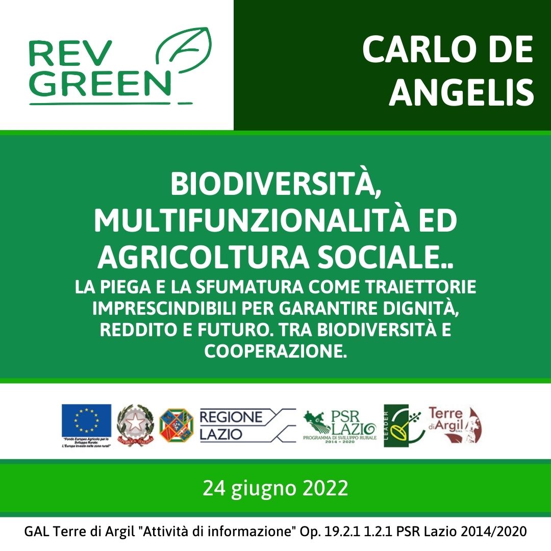 Biodiversità, multifunzionalità ed agricoltura sociale...
